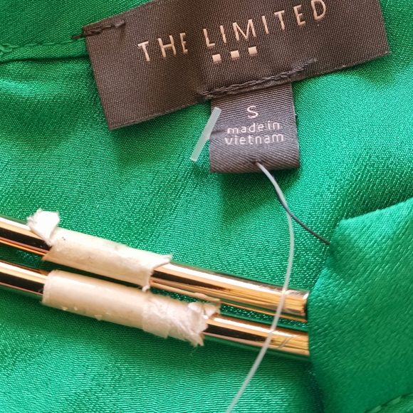 NWT The Limited Green Sleeveless Blouse - Picture 2 of 7